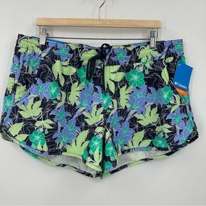 Columbia Women's Size XL Bogata Bay Stretch UPF 50 Lakeshore Floral Shorts NWT